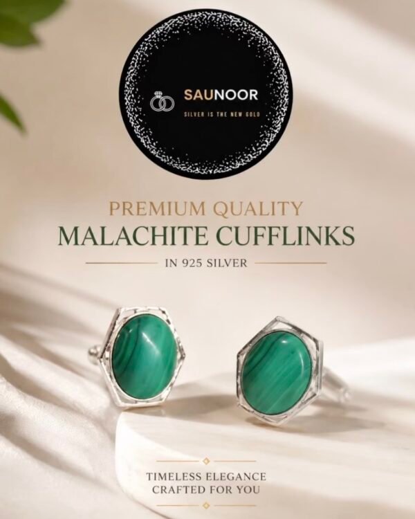 Malachite Cufflinks